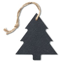Leisteen boomhanger in kerstboomvorm | 100 mm