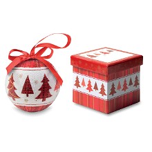 Kerstsfeer kerstbal met lint | 60 mm