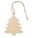 Houten boomhanger in kerstboomvorm | 80 mm