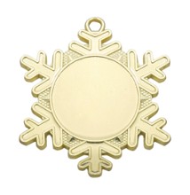 Medaille sneeuwvlokje | Ø 52 mm