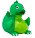 Dino badeend groen