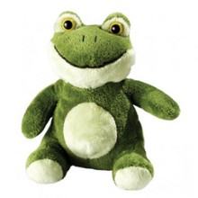 Pluche kikker Hans 14 cm
