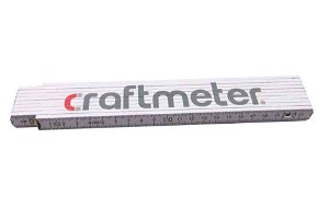 Houten vouwmeter | Hoekschaal | magneet | 2 meter