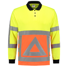 Tricorp Verkeersregelaar Poloshirt met Lange mouw en UV bescherming 203002