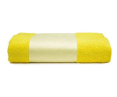 Sublimatie handdoek geel