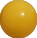 Kunststof bal Ø 22 cm geel