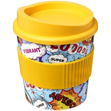 Coffee to go beker 250 ml met grip enkelwandig