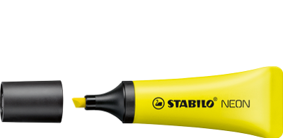 Stabilo Neon markeerstift geel