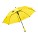 Paraplu met foam handvat geel