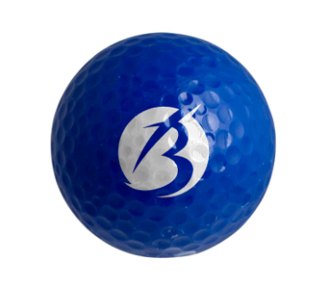 Gekleurde golfbal donkerblauw