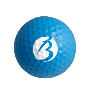 Gekleurde golfbal lichtblauw