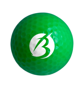 Gekleurde golfbal neon groen