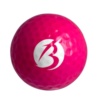 Gekleurde golfbal neon roze