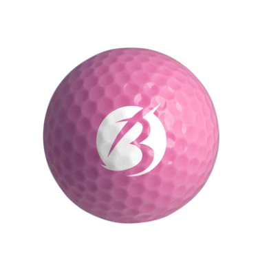Gekleurde golfbal roze