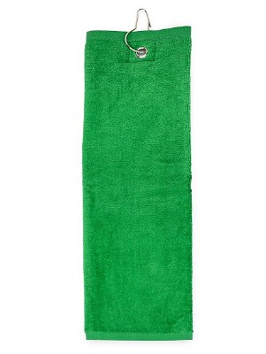 Golfhanddoek 40 x 50 cm groen