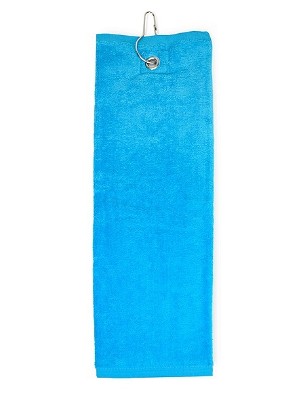 Golfhanddoek 40 x 50 cm turquoise