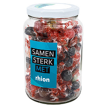 Glazen snoeppot 1700 ml