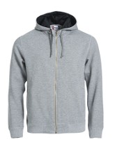 Classic hoodie met rits