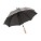 Paraplu met recht houten handvat grijs