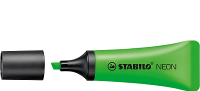 Stabilo Neon markeerstift groen