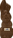 Chocolade haas Gerrit 37 cm