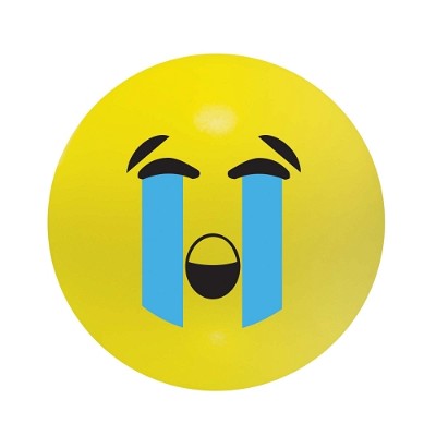 Huilende stress emoji