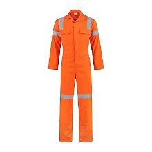 Tropenoverall met reflectiestrepen