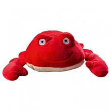 Pluche krab Fred 17 cm