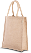 Jute tas trendy | 35 x 31 x 10 cm