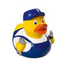 Klusjesman badeend