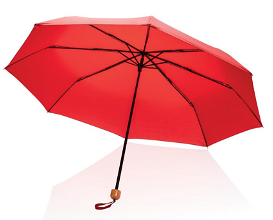 Impact AWARE™ bamboe miniparaplu | Handmatig | Ø 96 cm