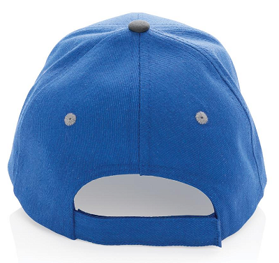 Impact AWARE ™ 6 panel cap van geborsteld katoen met bies