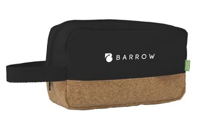 Eco Cosmetic bag toilettas | Kurk | Waterdicht PEVA | 24 x 14 x 8 cm