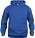 Basic kinder hoodie kobaltblauw