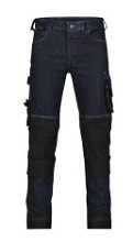 Dassy Denim Kyoto stretch werkjeans met kniezakken 201084