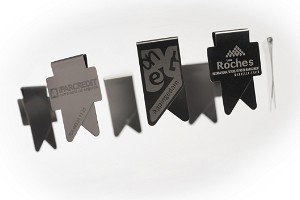 Wingclip met gravure