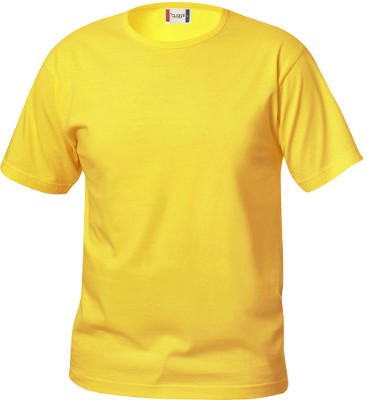 Basic kinder T-shirt lemon