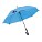 Paraplu met gebogen handvat lichtblauw