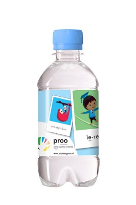Flesje water met platte dop 330 ml