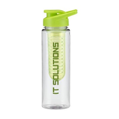 Tropical drinkfles met infuser limegroen