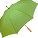 Fare ECO paraplu met bamboe handvat en steel limegroen