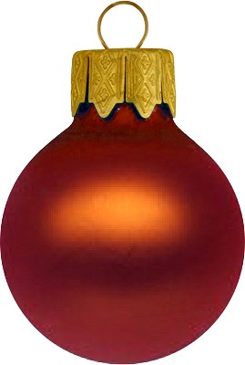 Glazen kerstbal | Mat | 60 mm | Full color