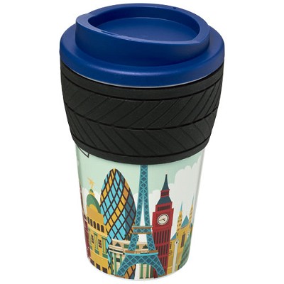 Coffee to go beker 350 ml dubbelwandig met tyre grip