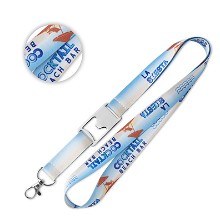 Full color lanyard met flesopener