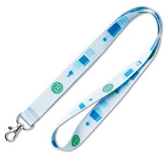 Full color lanyard van gerecycelde petflessen