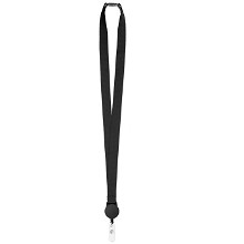 Polyester lanyard met uitrekbare badgehouder en veiligheidssluiting | 20 mm