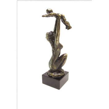 moedergeluk sculptuur brons