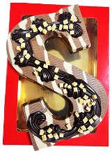 Chocoladeletter S caramel fudge 225 gram | UTZ gecertificeerd