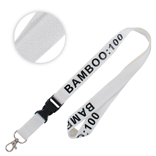 Bamboe lanyard met buckle