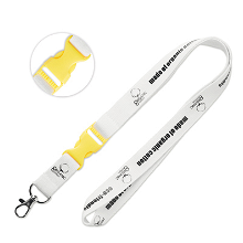 Katoenen lanyard met buckle